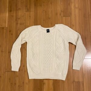 Off White Gap cable sweater size smalll